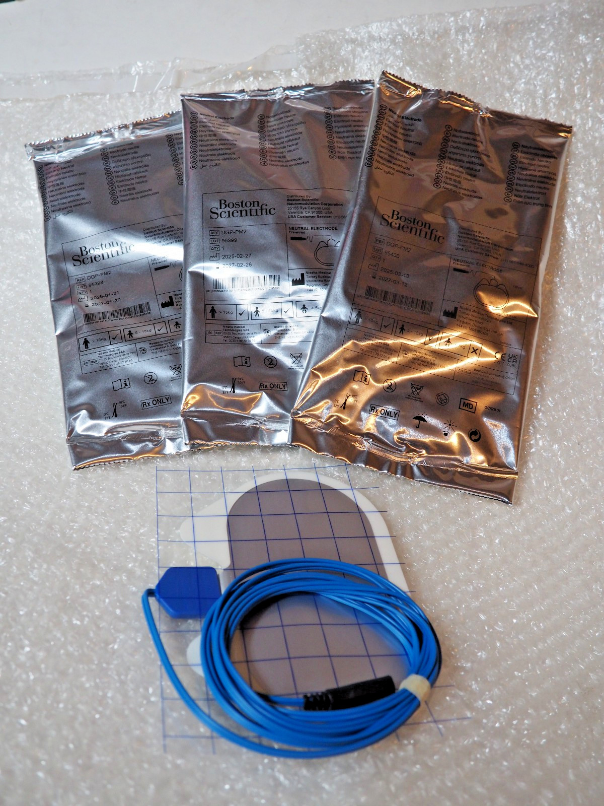 BOSTON SCI DGP-PM2 Pad da terra monouso NEUTRO pre-cablato