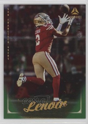 2025 Panini Luminance Green /100 Deommodore Lenoir #73 16wc