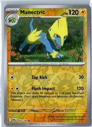 Manectric 076/182 - Pokemon Destined Rivals - Reverse Holo - NM Uncommon