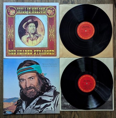 Willie Nelson 3 LP Lot: Red Headed Stranger + Pretty Paper + Always On My Mind