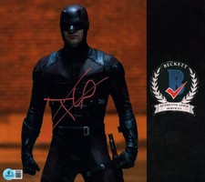 CHARLIE COX SIGNED MARVEL DAREDEVIL BORN AGAIN MCU 8X10 PHOTO BECKETT BAS COA