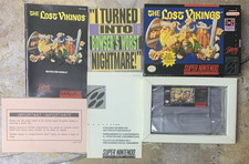 The Lost Vikings Near Mint! Complete CIB - Super Nintendo System SNES