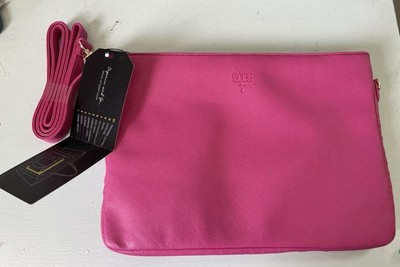 OTG/247 On The Go Twenty Four Seven Top Zip Clutch Bag #7 Solid Pink NWT