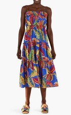 Brand New Farm Rio Beaks & Bananas Midi Dress (Size L)