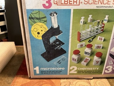 Gilbert Tri-Lab Pak Chemistry Set 3 Science Sets In 1, 1970 | eBay