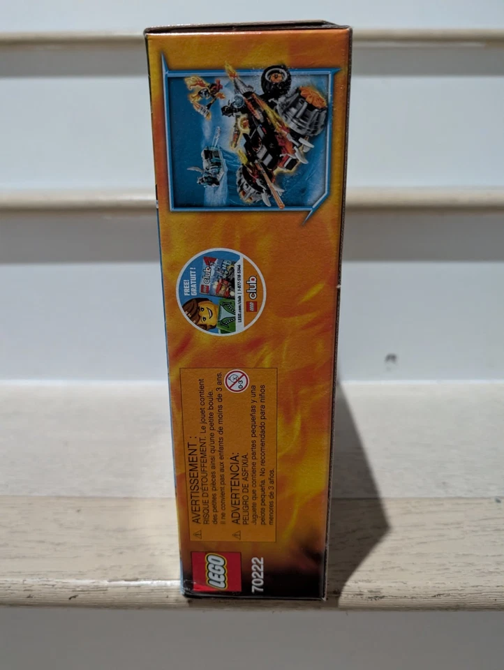 LEGO 70222: LEGENDS OF CHIMA: Tormak's Shadow Blazer New/Sealed/Retired - Image 3 of 4