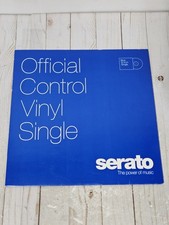 Serato contrôle officiel vinyle bleu 12 pouces testé à l'unité