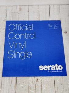 Serato Official Control Vinyl Blue 12 Inch Single Tested