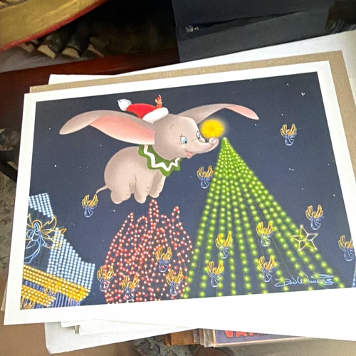 Disney Dumbo Dumbo’s Light Flight Limited Edition Lithograph Print - 2006