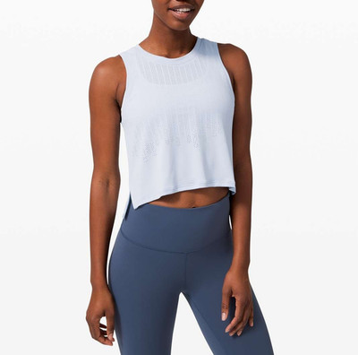 Lululemon Train to Be Tank top Y2k Light blue XL A008110