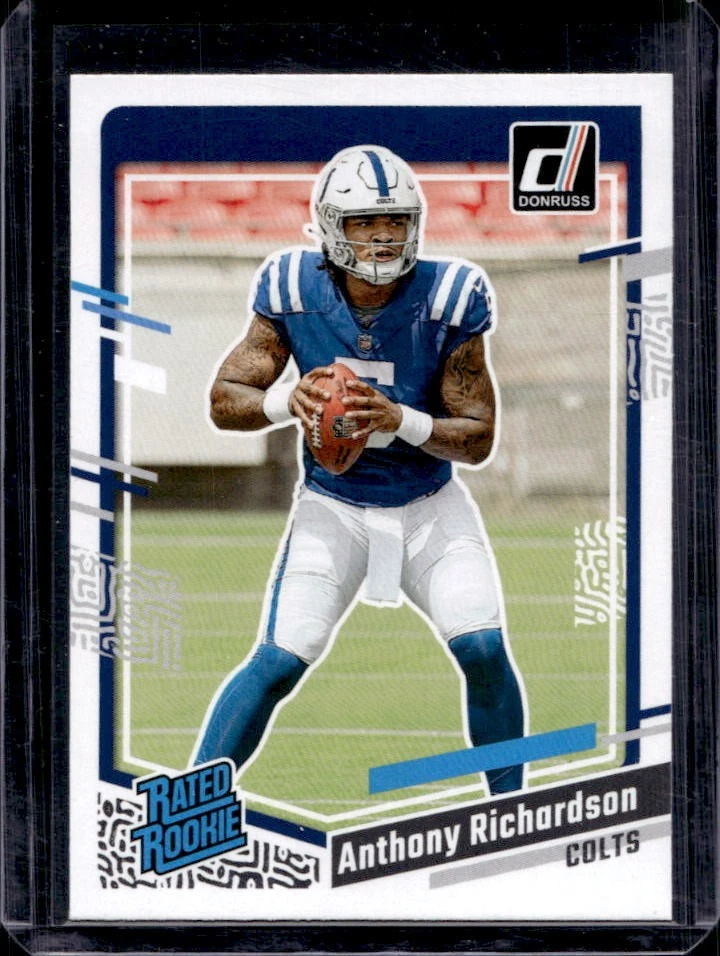 2023 Donruss Anthony Richardson Rookie Rated Rookie #343 Colts