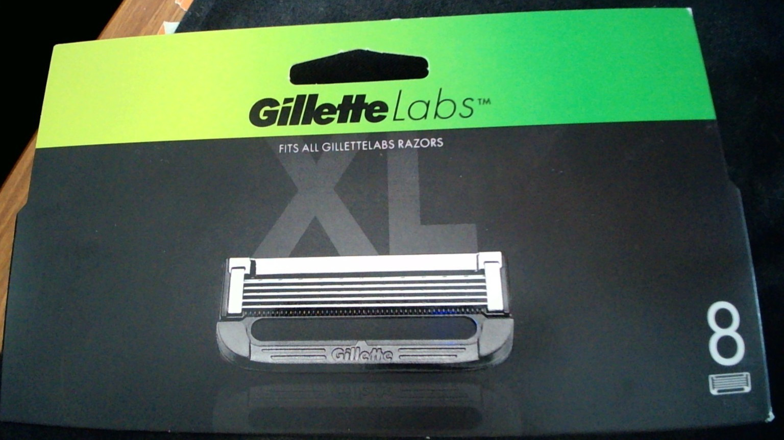 Genuine Gillette Labs Razor Blades/Refill Cartridges. 8 pack. Fast dispatch!