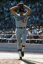 Andy Messersmith Los Angeles Dodgers pitches at an Major Leagu- 1973 Old Photo 4