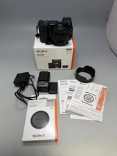Sony A6100 Camera w/ 16-50mm Lens Kit & Sigma 18-50mm Lens w/ Accessories