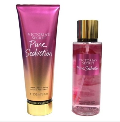 Victoria's Secret Pure Seduction Fragrance Mist & Lotion Set 8.4oz/8oz NEW