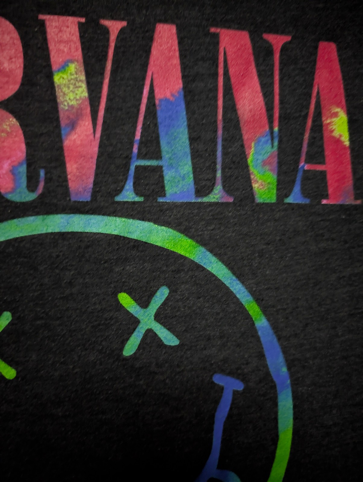 Nirvana Nevermind Multicolor Smiley Face Medium G… - image 4