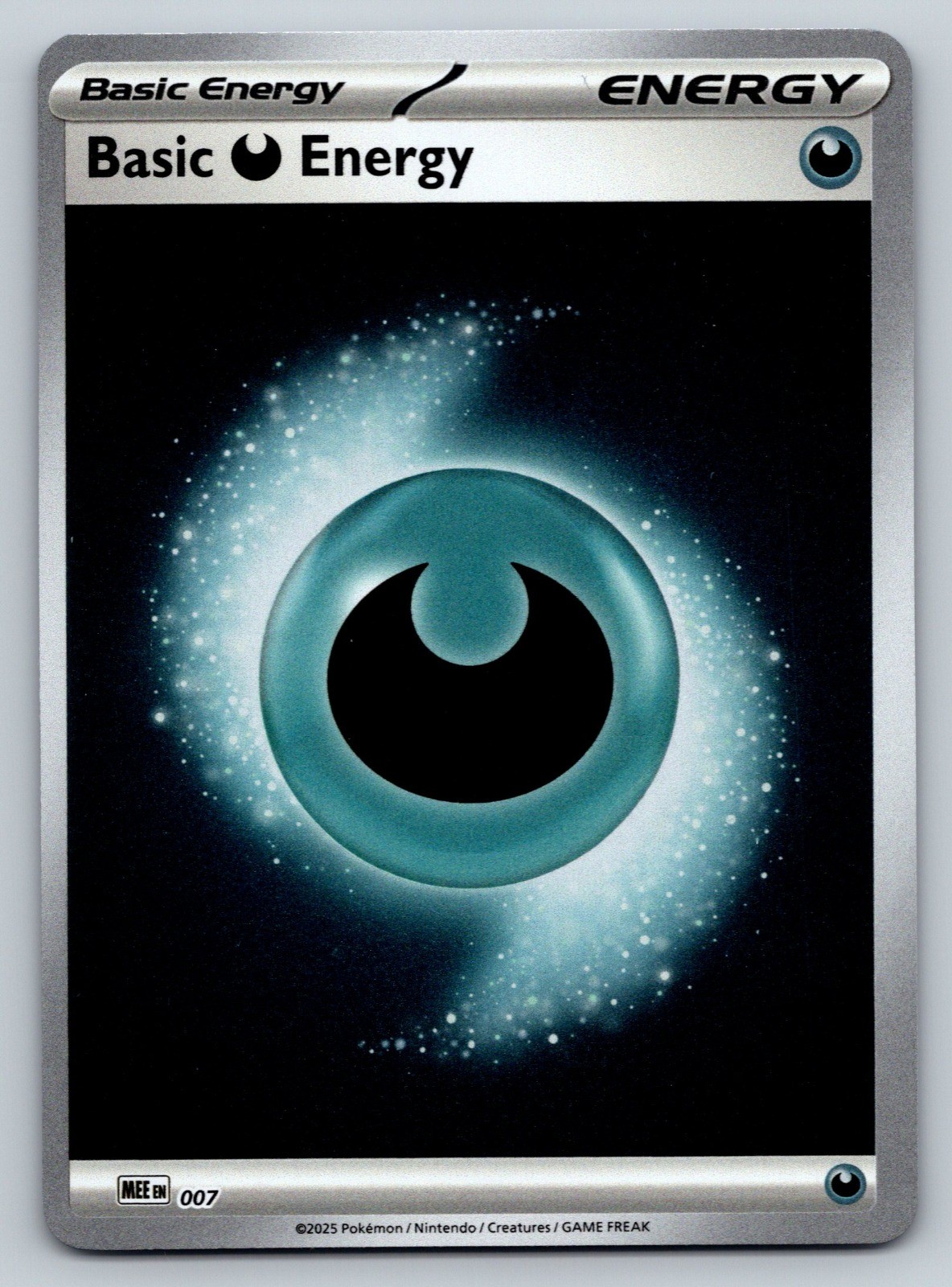 Basic Darkness Energy - 007 Reverse Holo Common MEE: Mega Evolution Energies 7 N