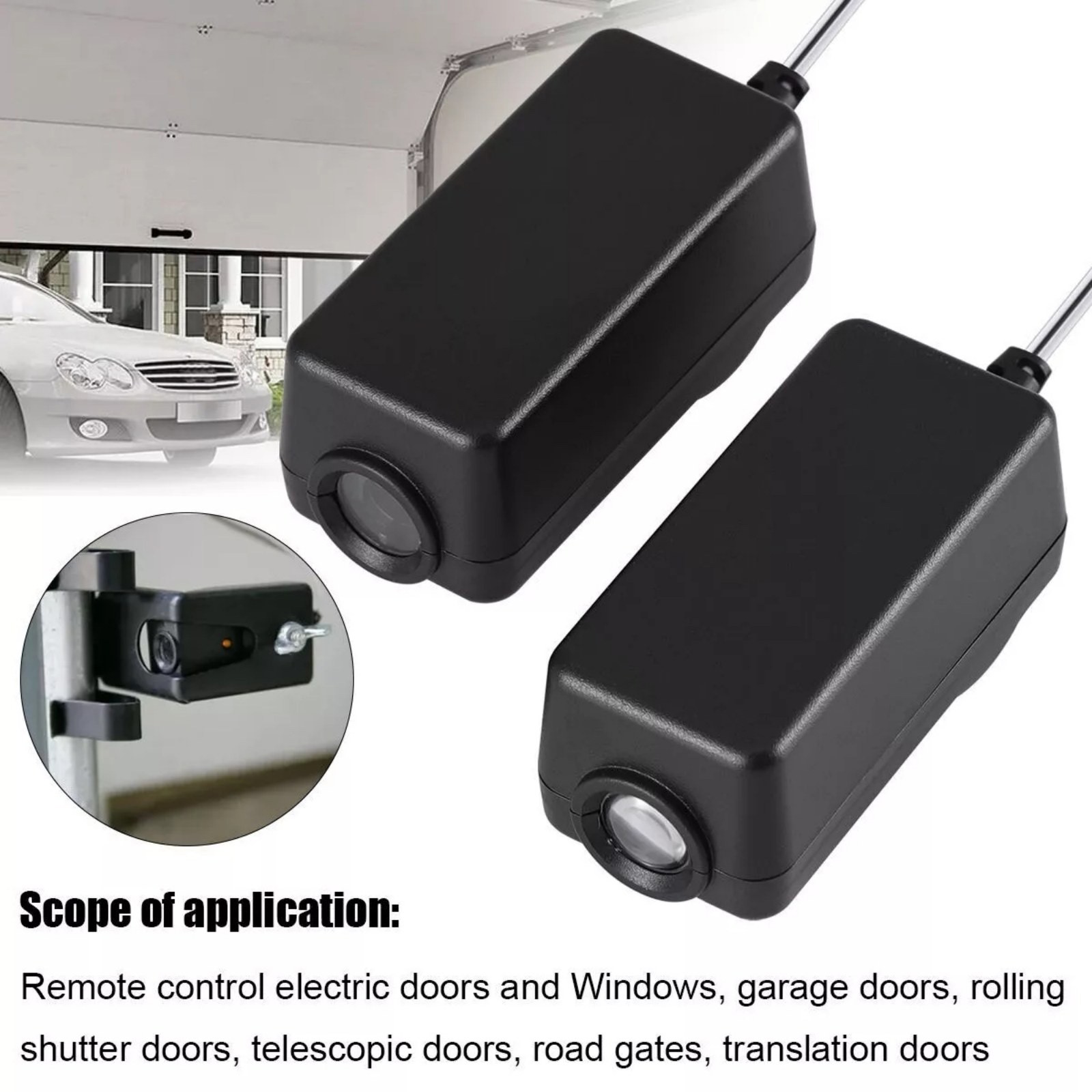 1set Safety Sensor Kit G801CB-P For Craftsman/Chamberlain/Liftmaster Garage Door