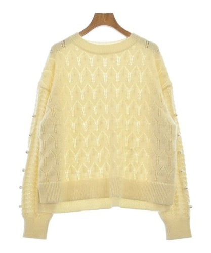 MUVEIL WORK Sweaters Ivory(Patterned) 40(Approx. M) 2200562903100