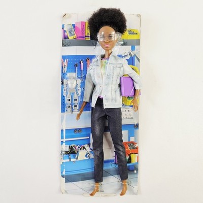 Barbie Robotics Engineer Career Of The Year African Black Doll 2018 FRM08 READ 