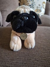 Pug Puppy Dog Plush Miyoni By Aurora Stuffed Animal Toy Doll