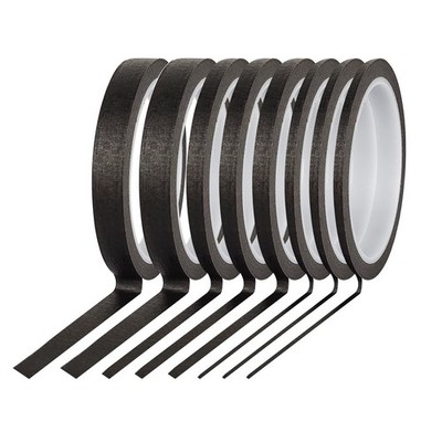 8Rolls Thin Painters Tape Total 176yards 1/8, 1/4, 1/2 inch Width Painter Tap...