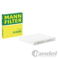 Mann Innenraumluft Filter CU26009 FüR VW Golf Touran Passat Seat Leon Audi A3 Q3