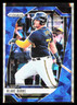 2025 Panini Prizm Blue Ice Prizm Blake Burke #189 Brewers