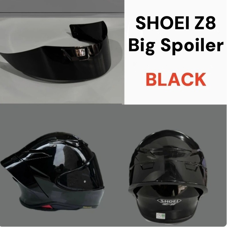 shoei z8、bcom one Helmet Rear Trim Spoiler For SHOEI Z8 Z-8 RF-1400 X15 X-15