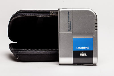 Cisco-Linksys WTR54GS Wireless G Travel Router with Speedbooster - case included