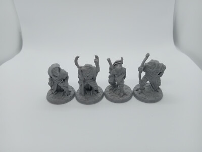Kenku Folk 4 Unique - Dungeons and Dragons Miniatures Tabletop DnD