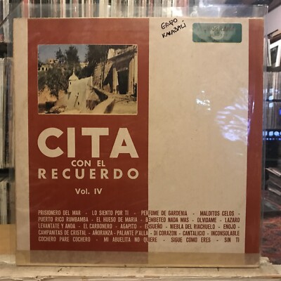 [LATIN]~EXC LP~GRUPO KARABALI~Cita Con El Recuerdo Vol. IV~[1967]~VENEZUELA IMPO