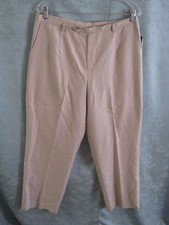 Briggs New York Beige Slacks Size 18 Short NWT