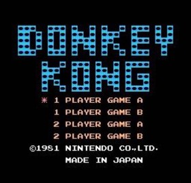 NES / Famicom Spiel - Donkey Kong JAP Modul