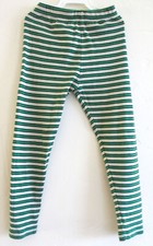 Misha And Puff RN141926 Kids Green  White Leggings Pima Cotton Size 4