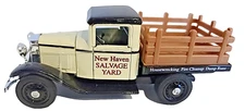 1934 Ford Closed Cab Platform Truck DieCast Ford Motor Company, Cream W/Black