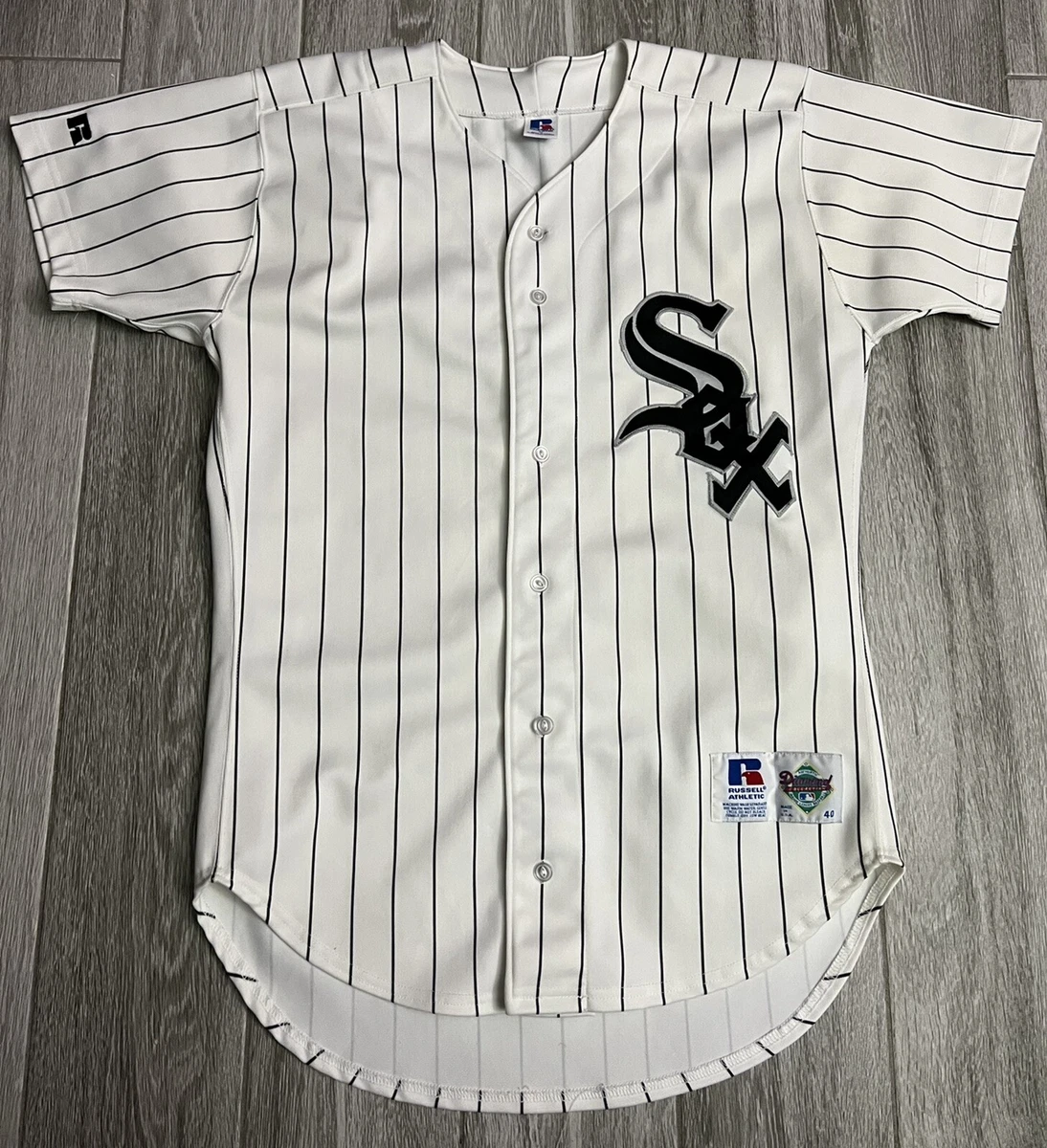 AUTHENTIC RUSSELL CHICAGO WHITE SOX BASEBALL JERSEY DIAMOND