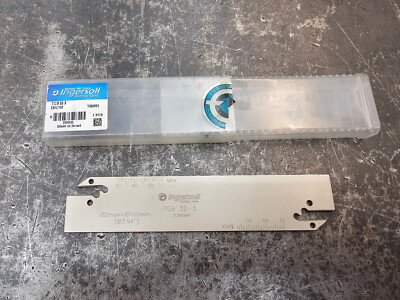 Ingersoll 1.26'' 32mm Lathe Parting CutOff Grooving TGB 32-3 2300101 TDJ Insert 2