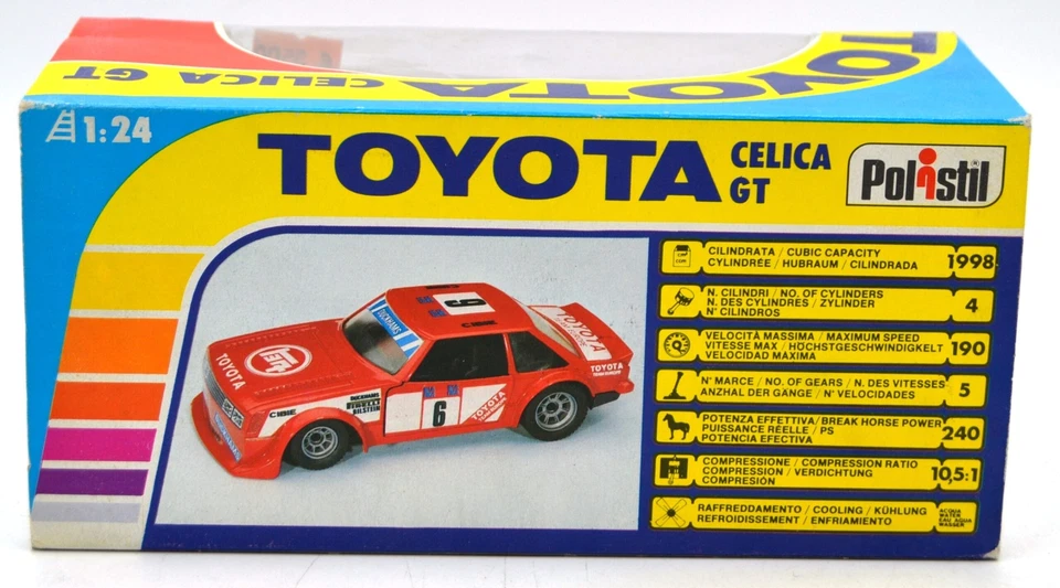 DIE CAST " TOYOTA CELICA GT " POLISTIL 1/24 - Immagine 2 di 2