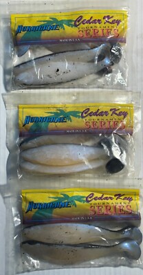 3 Leurres Vintage Hurricane – Série Cedar Key Tournament – Soft Shad – USA – NEUF
