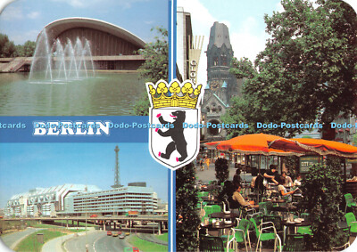 D091204 Berlin. Kongresshalle. ICC. Kaiser Wilhelm Gedächtniskirche. Kunstverlag