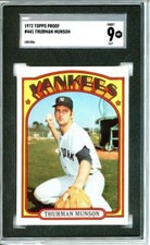 1972 Topps #441 Thurman Munson 6 card progressive proof. 63a