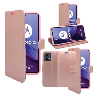Für Motorola G84 5G Brieftasche Book Flip Folio PU Leder Handy Tasche Hülle