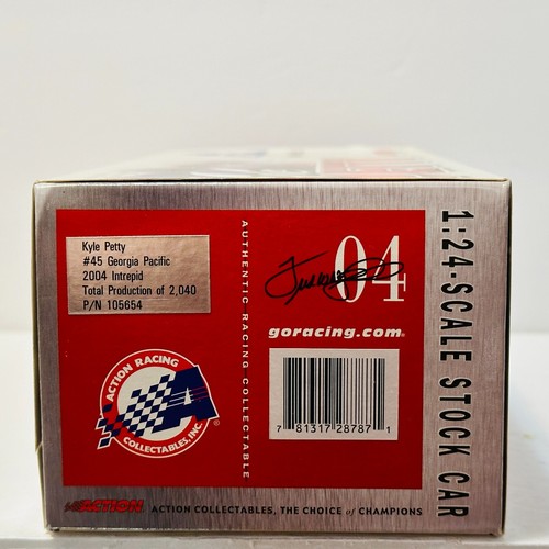 Diecast Action Kyle Petty #45 Georgia Pacific 2004 Intrepid - Picture 2 of 7