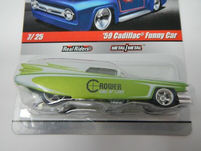 Hot Wheels Delivery '59 Cadillac Funny Car Real Riders | eBay