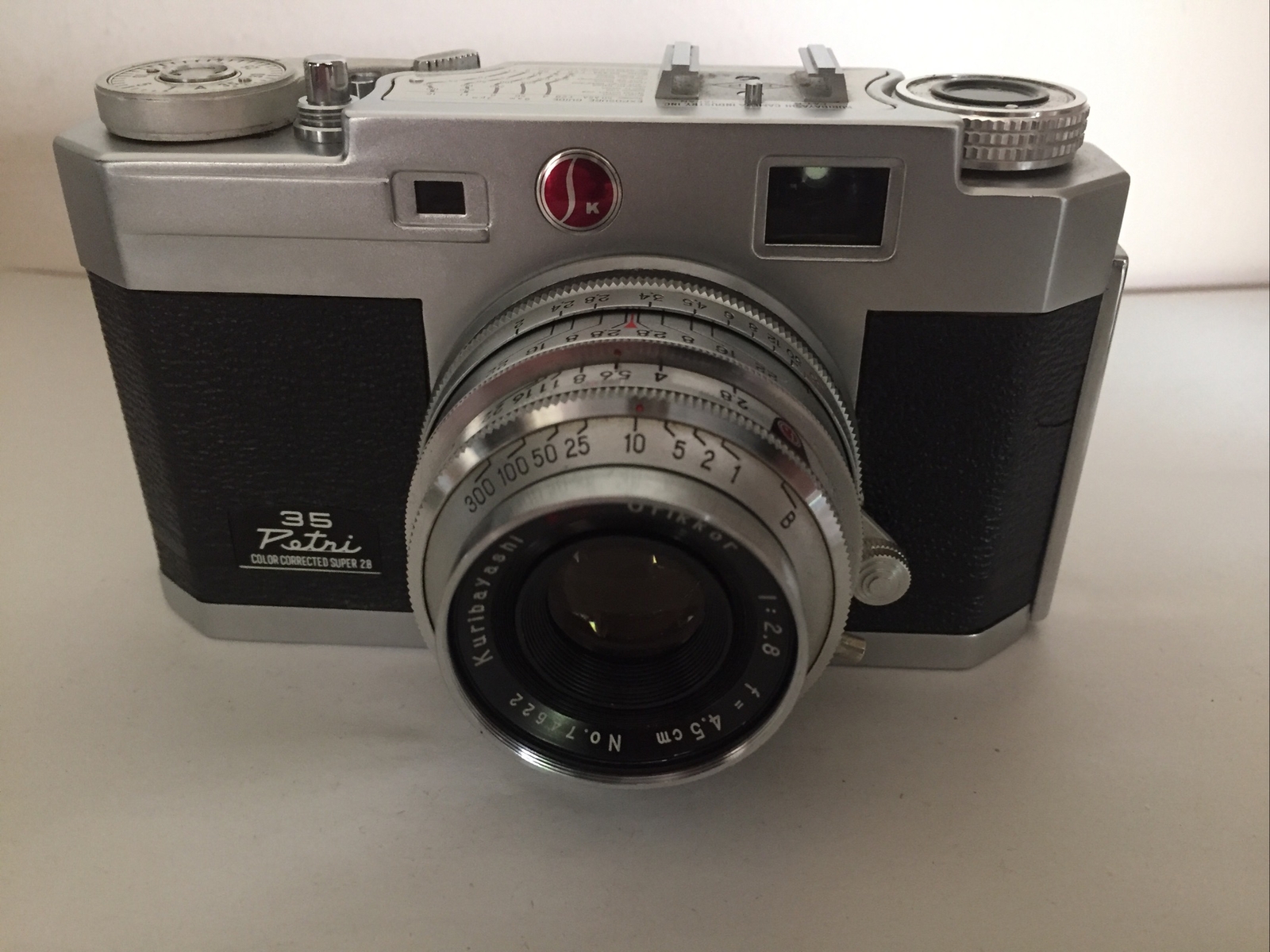 Kuribayashi 35 Petri Color Corrected Super 28 Camera With Carperu Shutter Lens