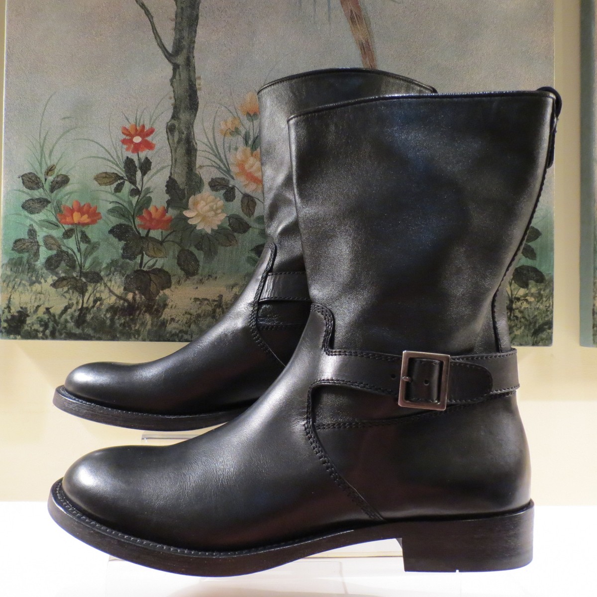 Giorgio Armani Black Leather Ankle Boots giorgio armani Black Ankle Boots Size 36.5 – alineconsignment main image 3