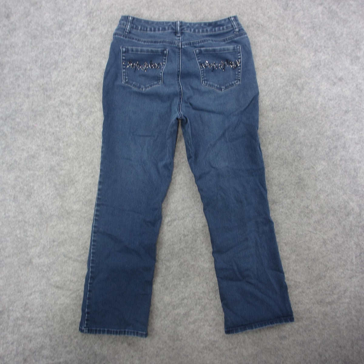 Laura Ashley Jeans Women's 10 Blue Medium Wash Boot Cut Jeans | eBay