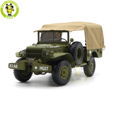 1/18 Beep WC52 Militärfahrzeug Druckguss Modell Spielzeug Auto