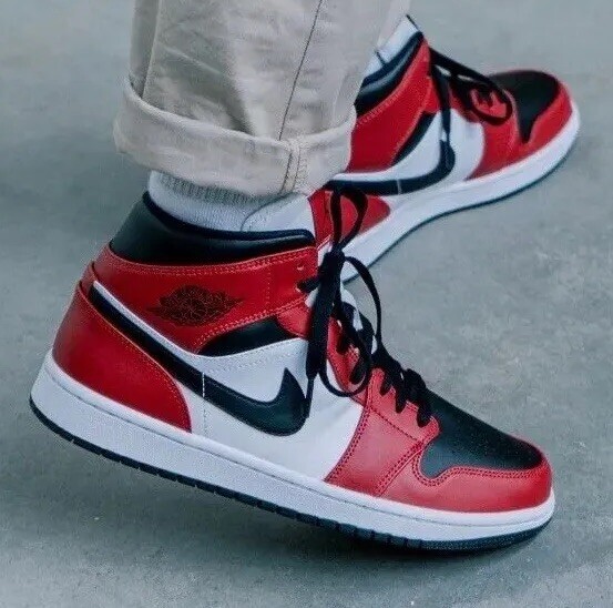 Air Jordan 1 Mid “Chicago Toe” - Men's 9.5 193658124065| eBay Air Jordan 1 Mid “Chicago Toe” - Men's 9.5 193658124065| eBay